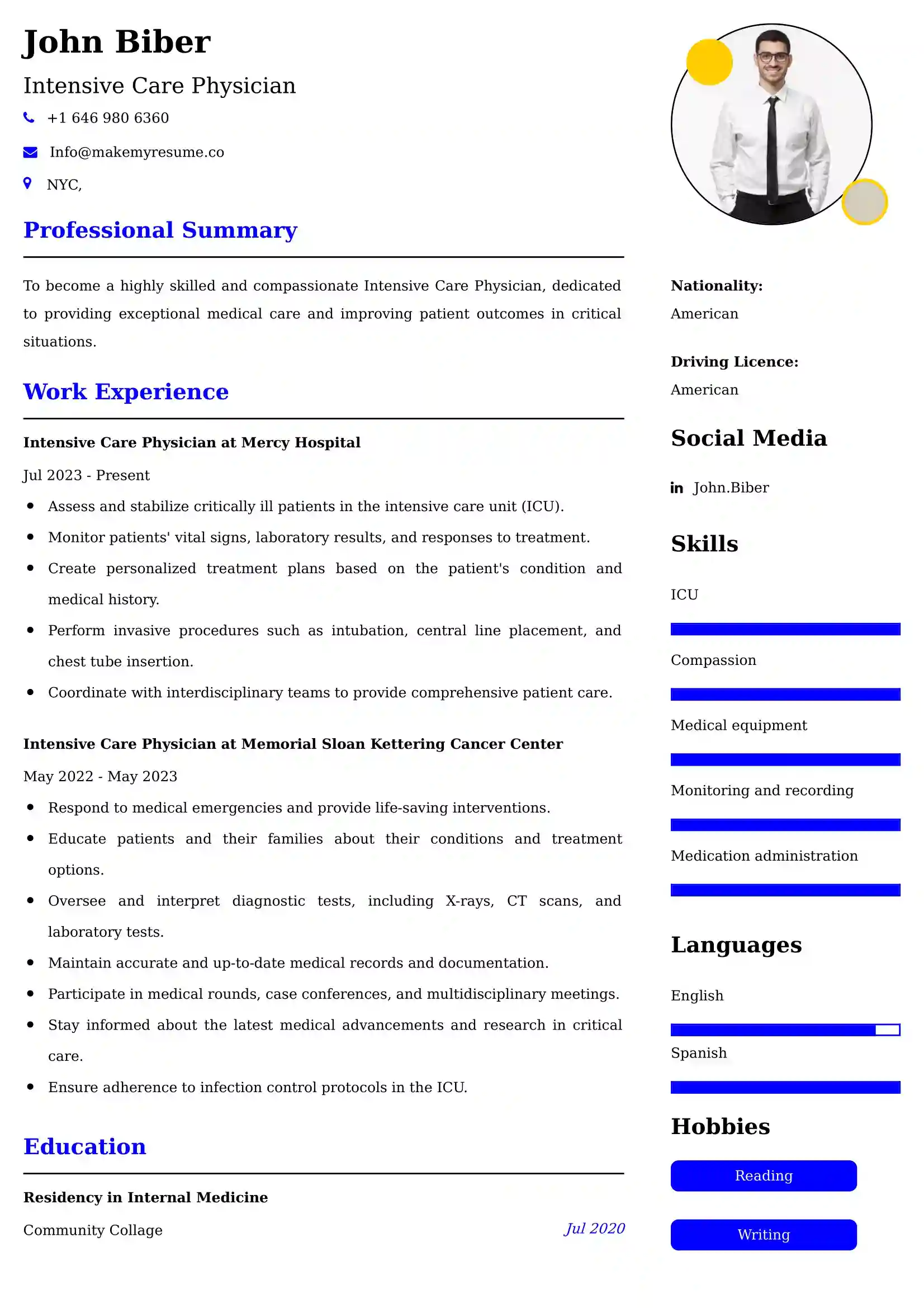 Medical Resume Examples | 45+ ATS-Ready Samples and Guide