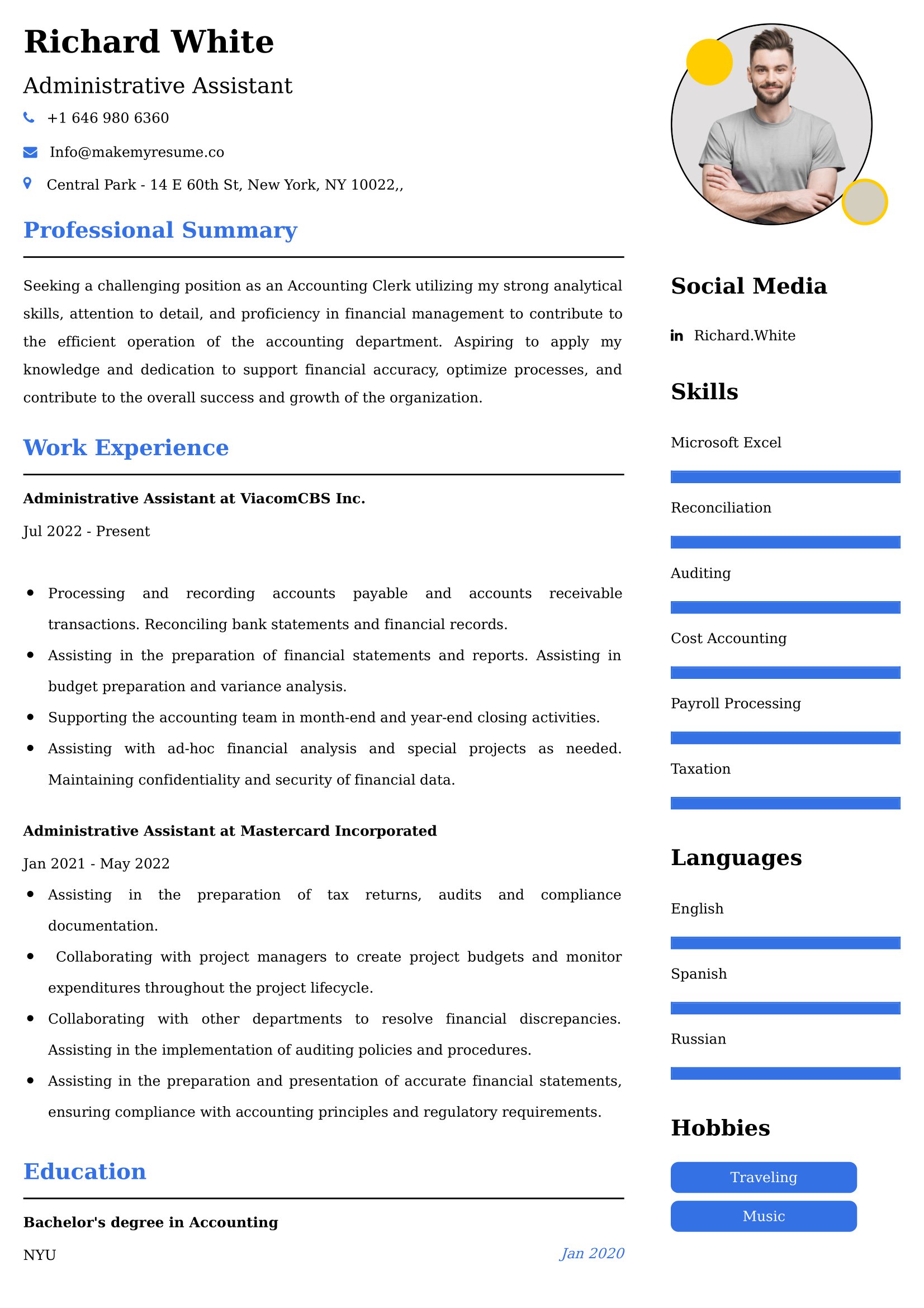 Administrative Assistant Resume Examples - Australian Format and Tips