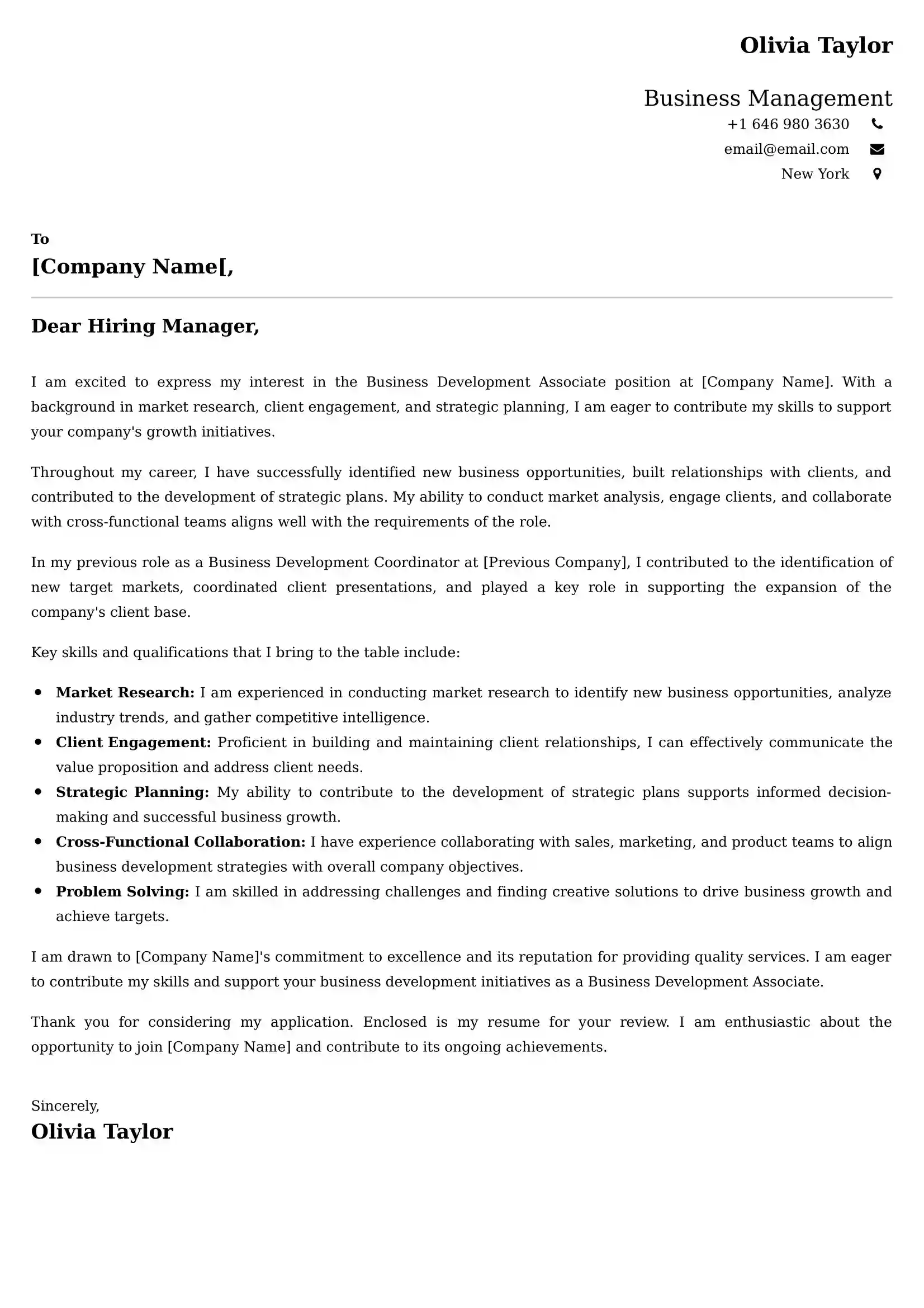 Business Operations Cover Letter Samples | 45+ ATS-Optimized Format and Guide
